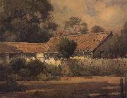 unknow artist An Old Farmhouse USA oil painting artist